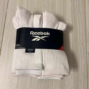 Reebok Women’s White Crew Socks